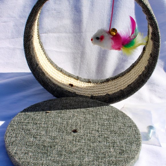 Cat Scratching Board with Hole Cat Climbing Frame Pet Small Size Cat Toy Cat - Picture 9 of 9